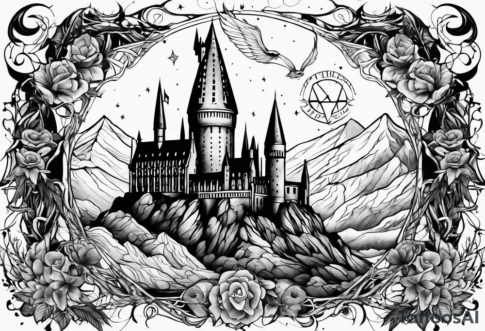 Harry Potter deathly hollows tattoo idea