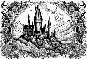 Harry Potter deathly hollows tattoo idea