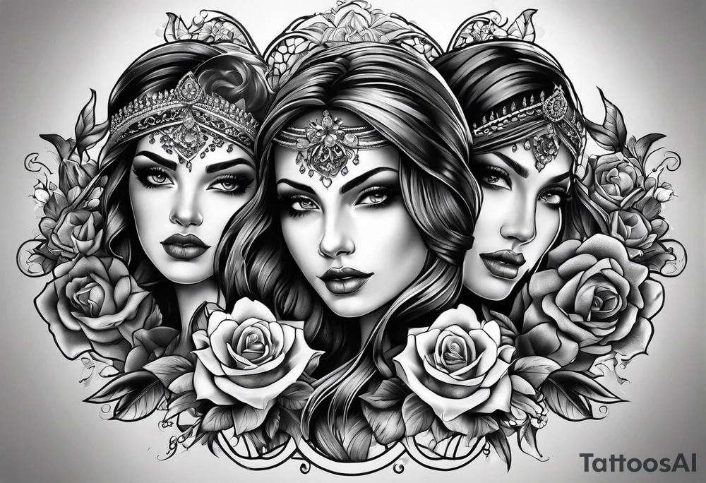 Dedicated to dead sisters tattoo idea