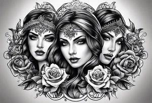 Dedicated to dead sisters tattoo idea