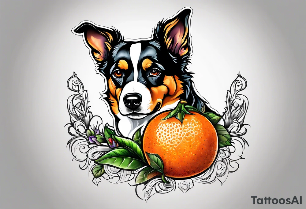 Clementine dog tattoo idea