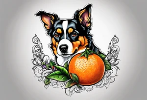 Clementine dog tattoo idea