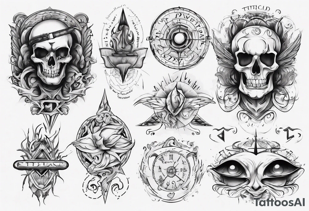 The word Perception in proper latin spelling and style tattoo idea