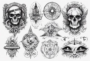 The word Perception in proper latin spelling and style tattoo idea