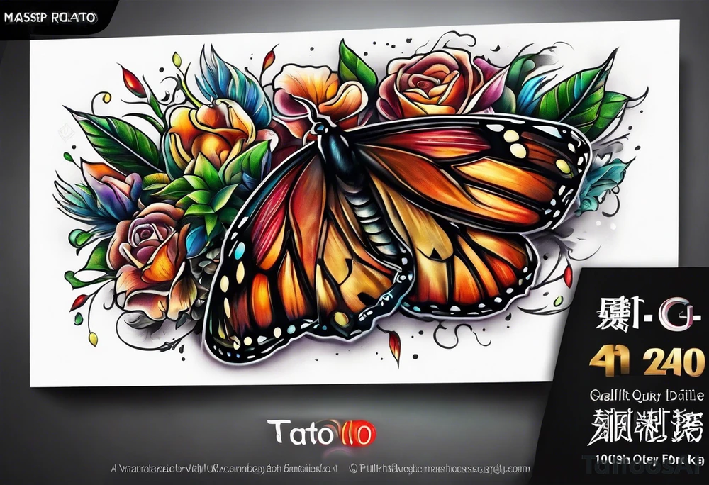 Cut open forearn tattoo idea