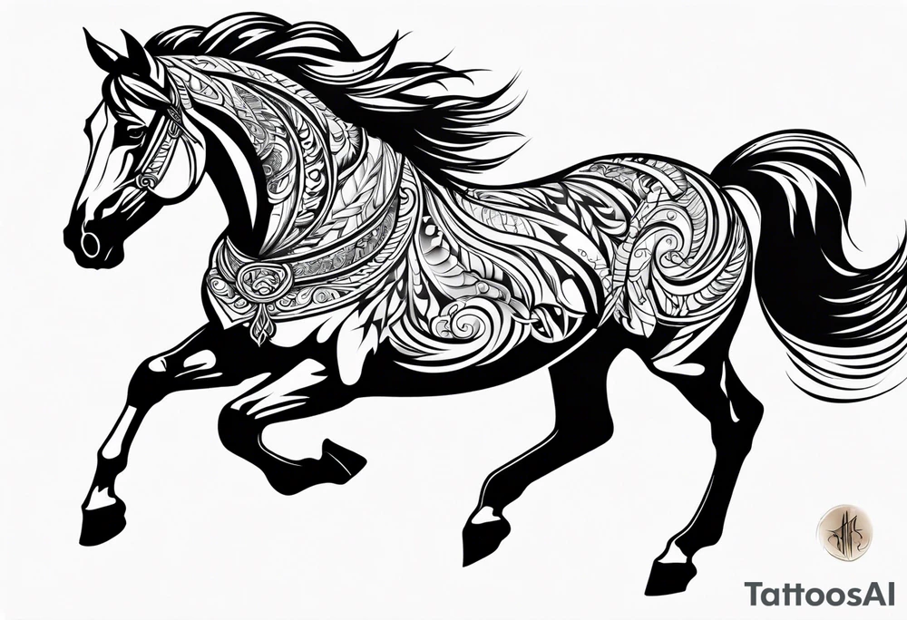 horse tattoo idea