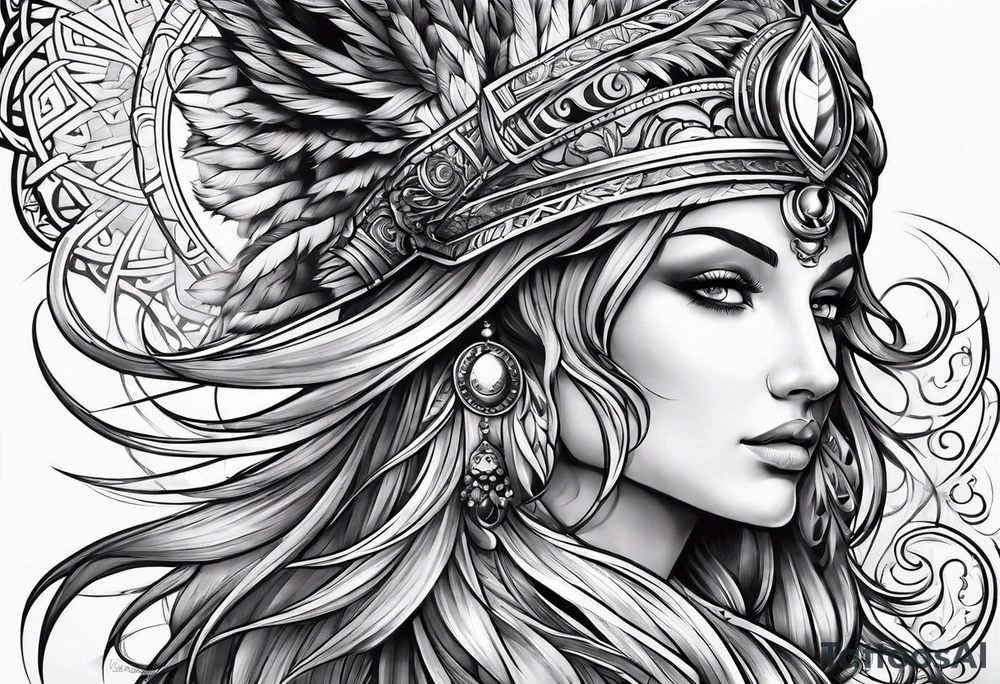 Greek mythology sleeve tattoo idea