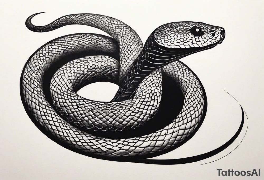 a snake cut i half coming out from black hole tattoo idea a snake cut i half coming out from black hole tattoo idea