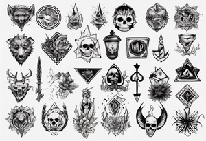 wild card tattoo idea
