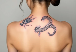 Chinese dragon tattoo idea