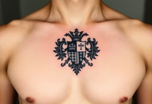 Smith, Irish family crest. whole chest tattoo idea