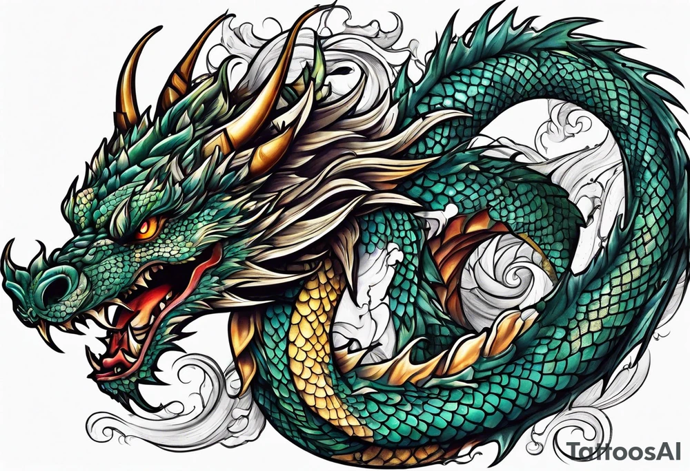 dragon tattoo idea
