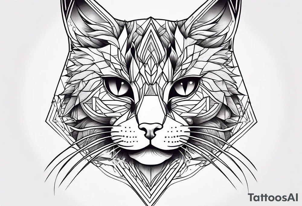 Black Cat tattoo idea