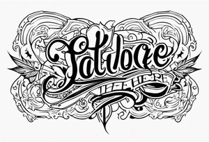 Cut here tattoo design tattoo idea