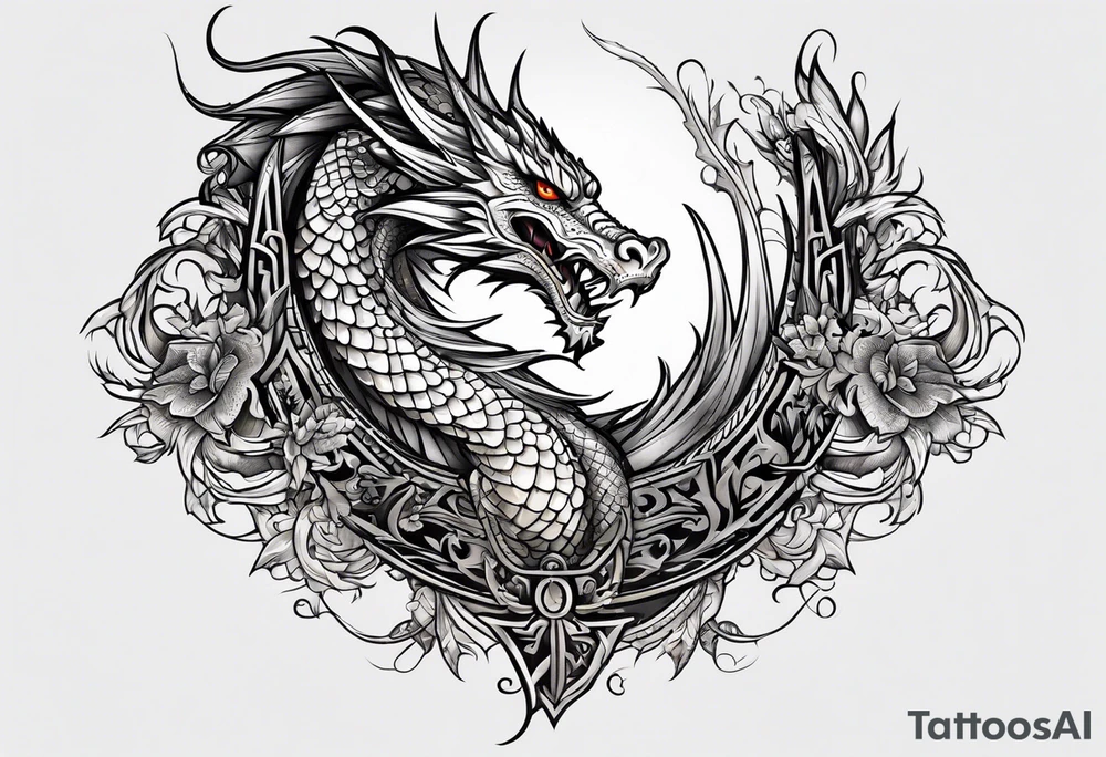 Dragon tattoo idea