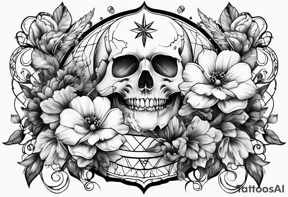 Gemini, Scorpio, Cancer, Sagittarius, Flowers tattoo idea
