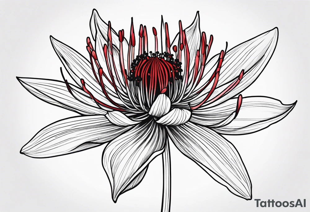 Red Spider Lily tattoo idea