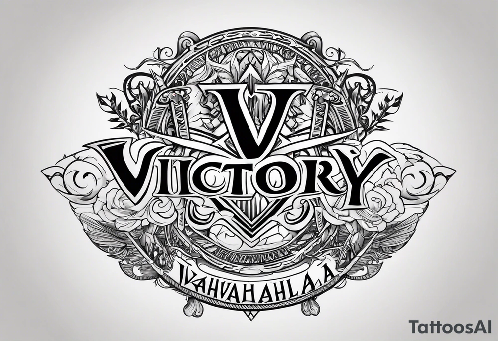 Victory or valhalla tattoo idea