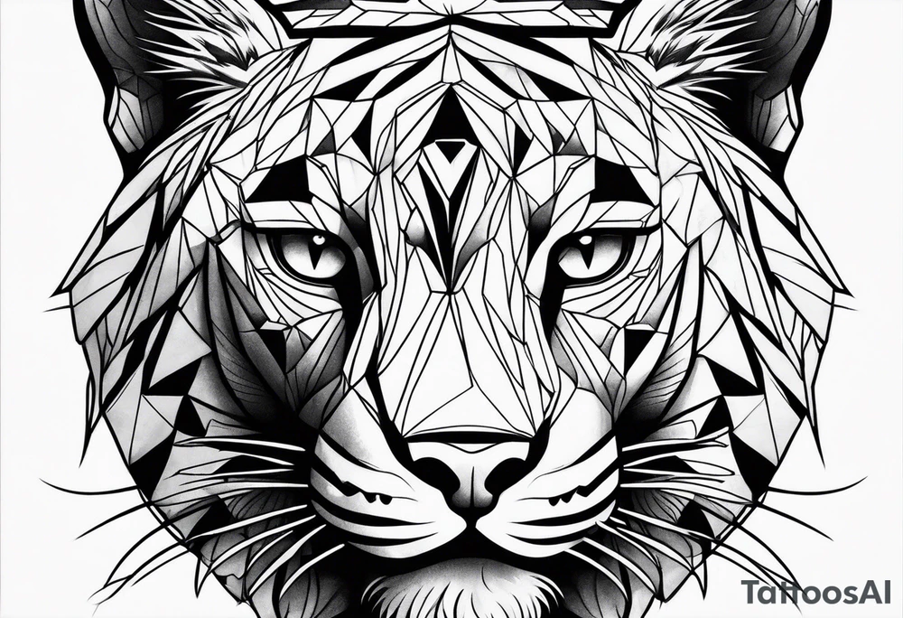 Big cat tattoo idea