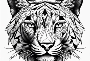 Big cat tattoo idea