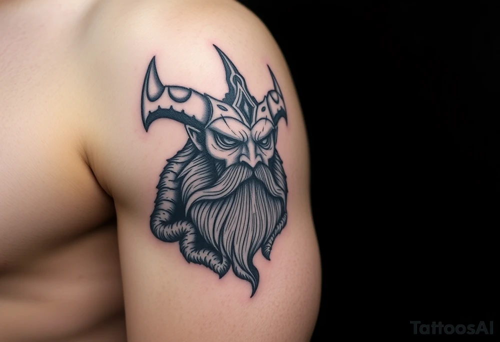 Big Tartarus greek god tattoo idea