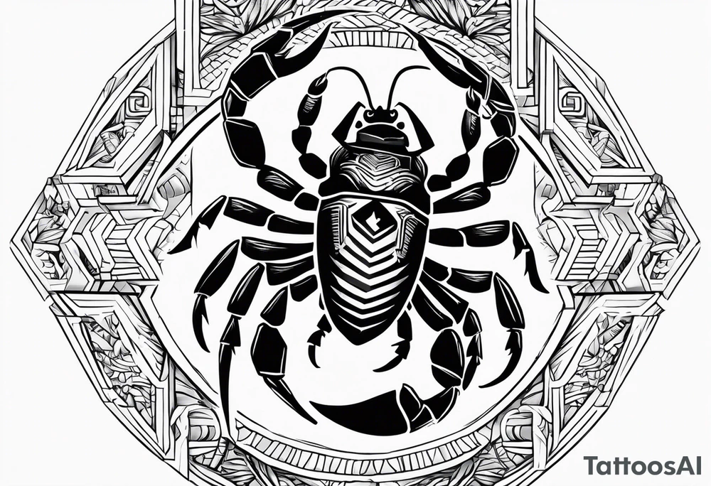 Luke 10:19 bible verse with a scorpion tattoo idea