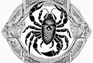 Luke 10:19 bible verse with a scorpion tattoo idea