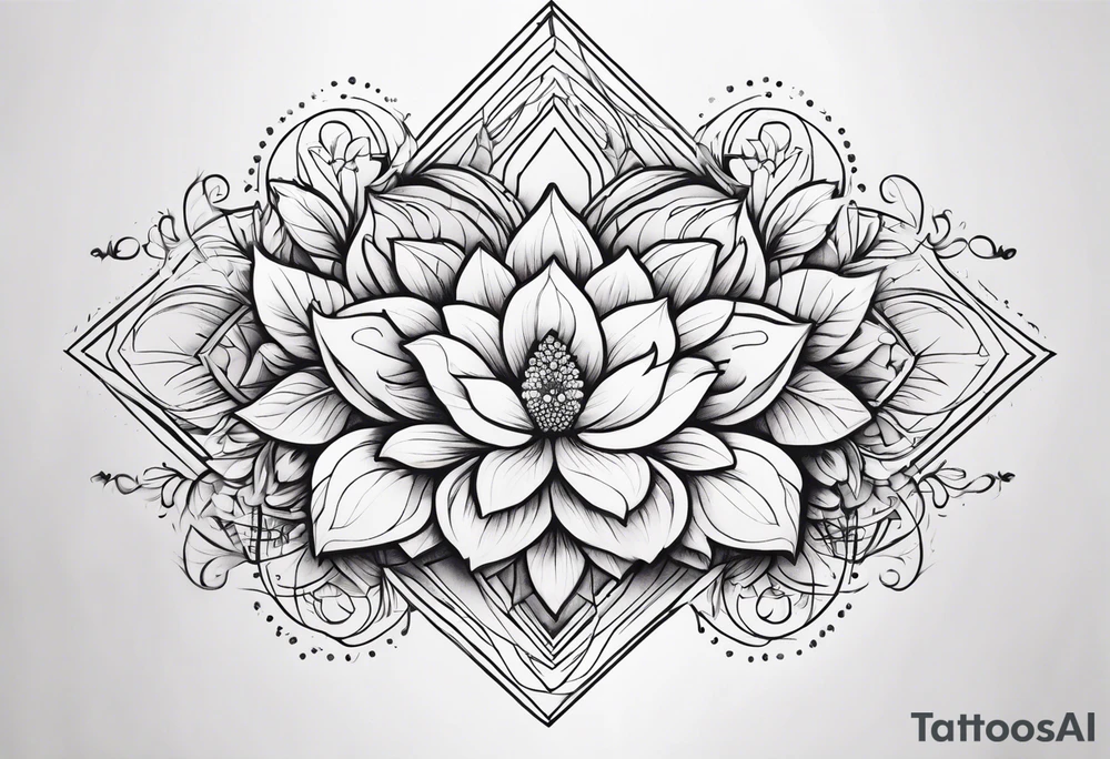 Flowers, Leo, mental health tattoo idea