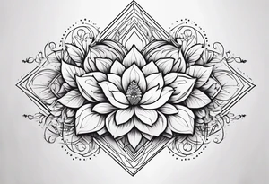 Flowers, Leo, mental health tattoo idea