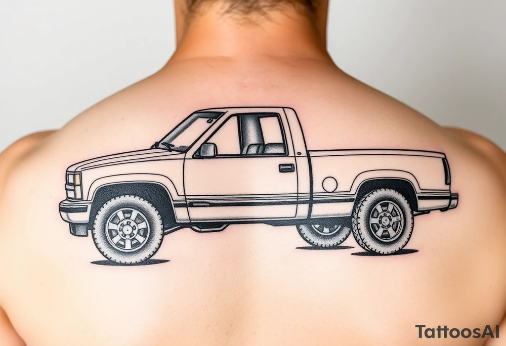 1993 Chevy Silverado 1500 tattoo idea