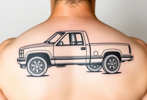 1993 Chevy Silverado 1500 tattoo idea