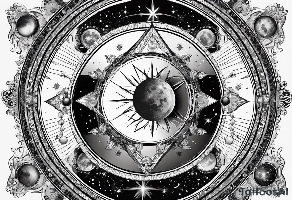 Astrology, Gemini, Natal Chart, angelic, soul mates, vision, planetary, third eye, armband tattoo idea