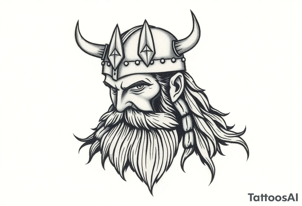 Viking warrior tattoo idea