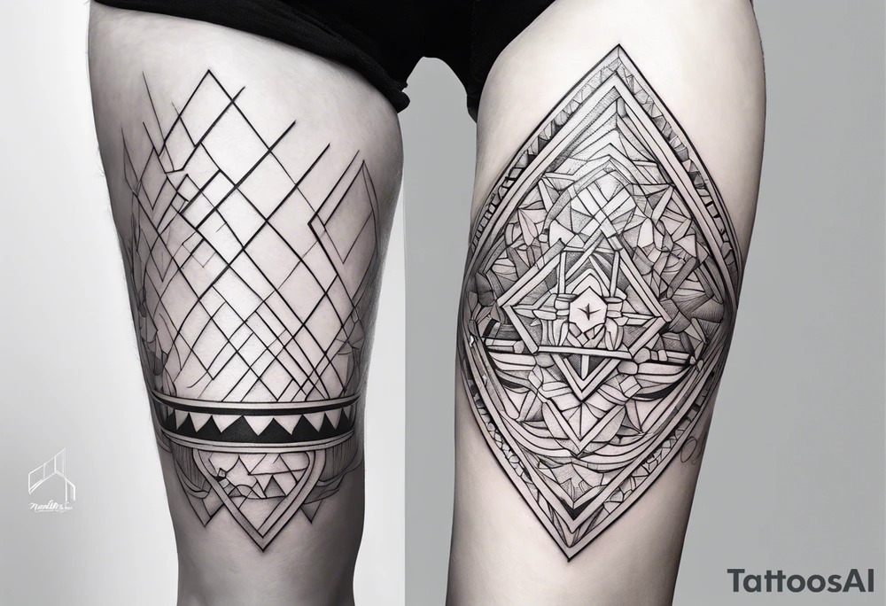 Empowering female on foot tattoo idea