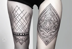 Empowering female on foot tattoo idea