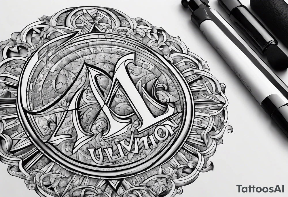 the word proof in bold text with a sad effect tattoo idea