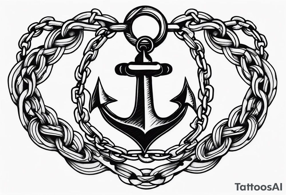 Anchor Chain tattoo idea