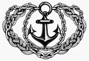 Anchor Chain tattoo idea