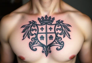 Smith, Irish family crest very intricate tattoo idea