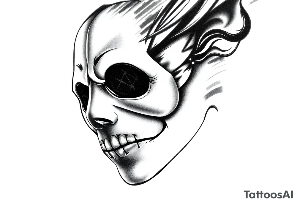 Jason & scream mask tattoo idea