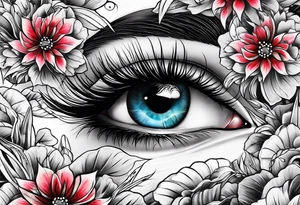 Byakugan eyes tattoo idea