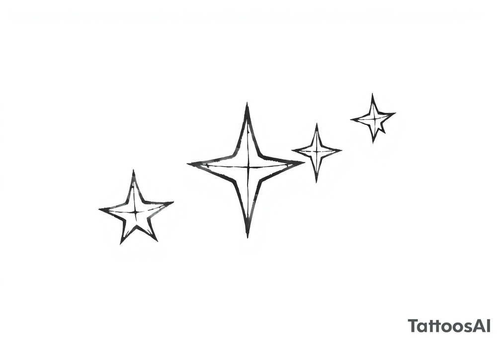 in the stars tattoo idea