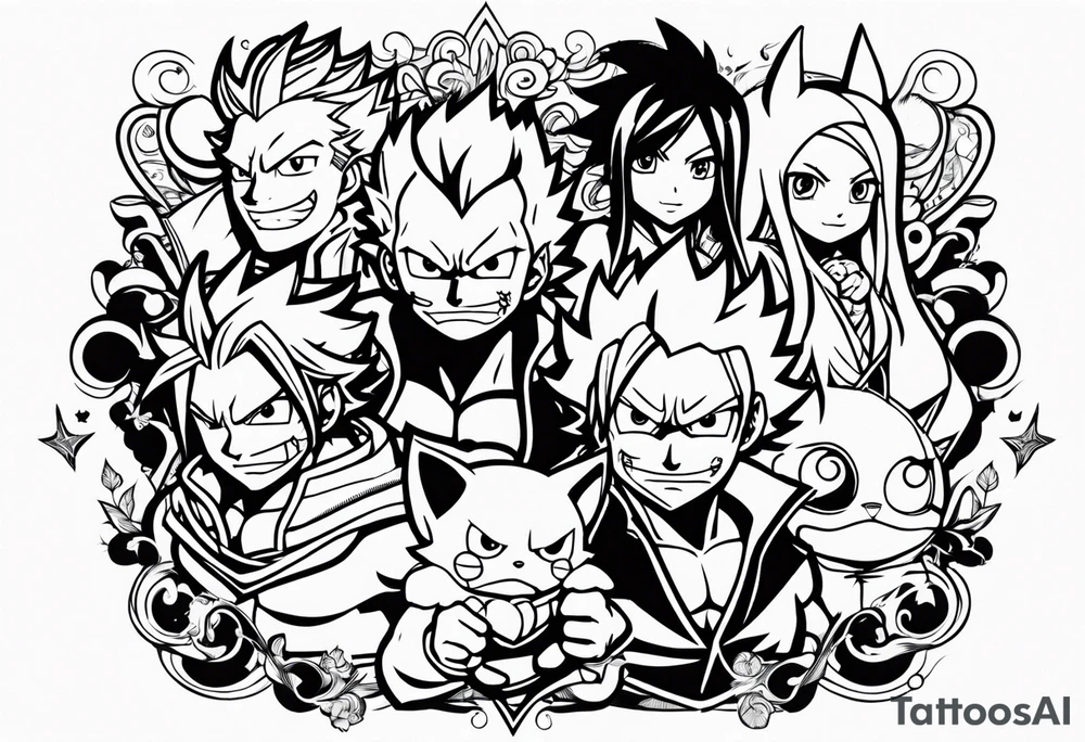 Fairy tail anime tattoo tattoo idea