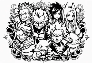 Fairy tail anime tattoo tattoo idea