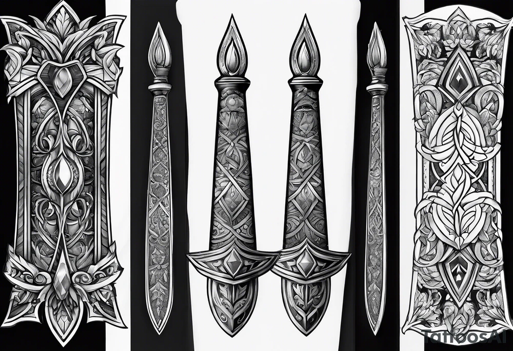athame tattoo idea