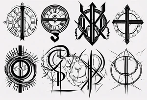 8 of October Roman numerals tattoo idea