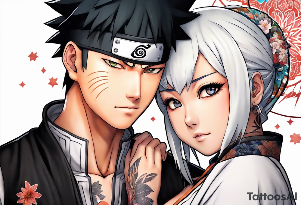 Hinata and hanabi from Naruto tattoo idea