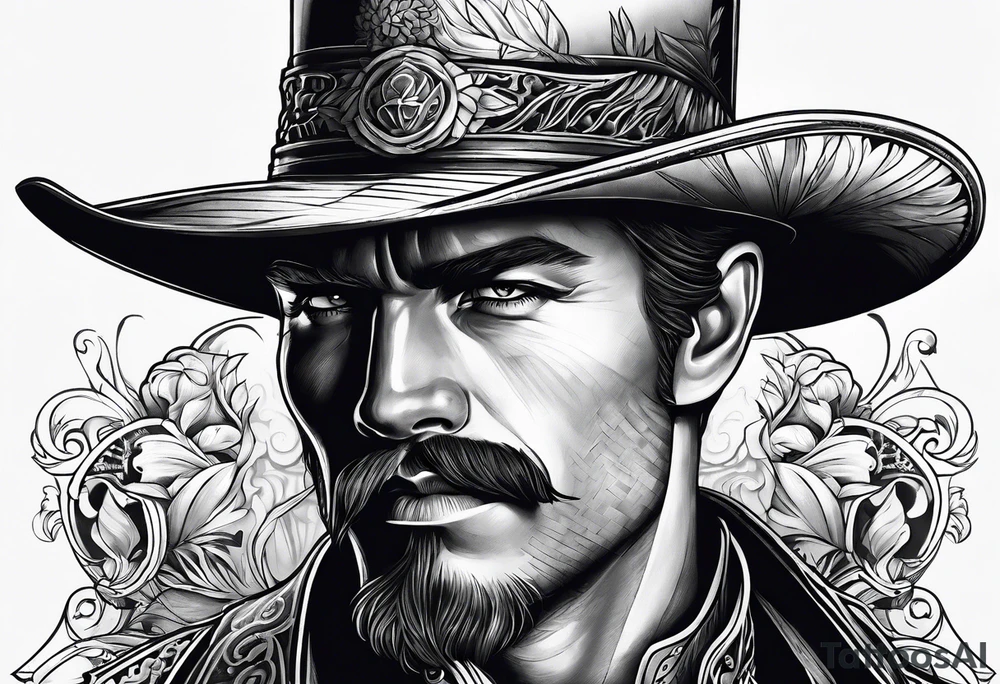 Gunfighter tattoo idea