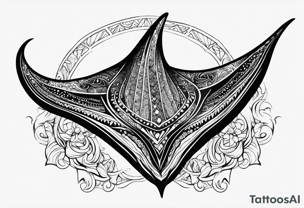 manta ray tattoo idea