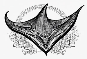 manta ray tattoo idea